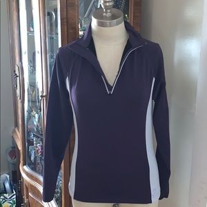Moving cumfort 1/4 zip pullover workout top
